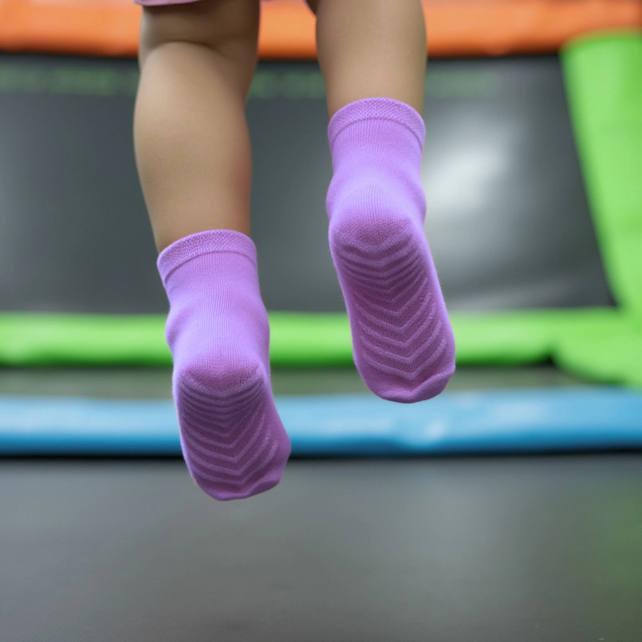 Cozy Kiddo Grips Crew Socks 4-Pack Adventures Start Here